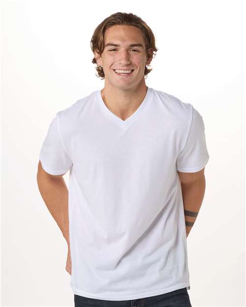 Men's High V-Neck T-Shirt Image 9