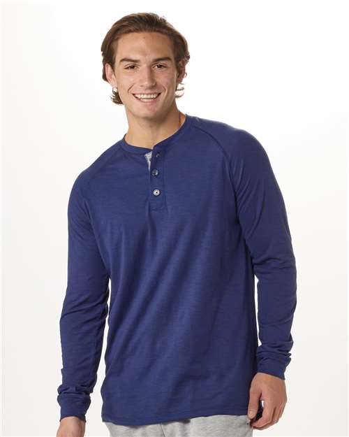 Unisex Henley Long Sleeve T-Shirt