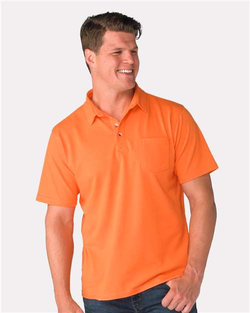 Men's Pique Polo Image 4