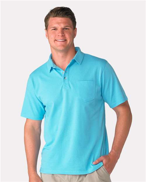 Men's Pique Polo Image 8