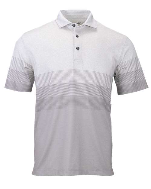 Men's Belmont Sublimated Heathered Polo Image 2