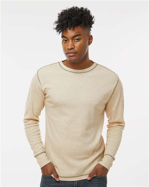Men's Vintage Thermal Long Sleeve T-Shirt Image 4