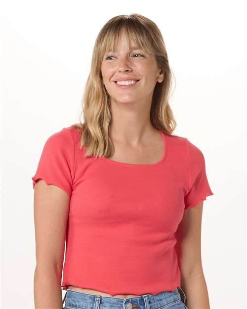Women's Baby Rib T-Shirt Image 8