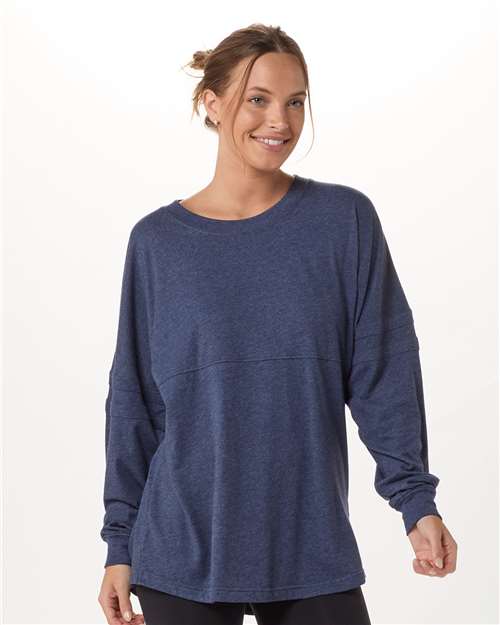 Women's Pom Pom Long Sleeve Jersey T-Shirt Image 8