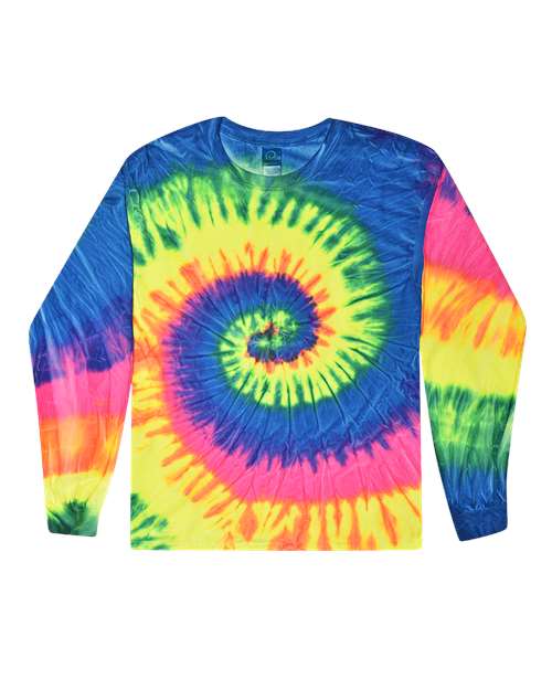 Youth Tie-Dyed Long Sleeve T-Shirt Image 7