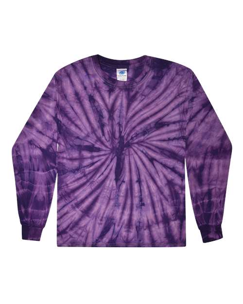 Youth Tie-Dyed Long Sleeve T-Shirt Image 13