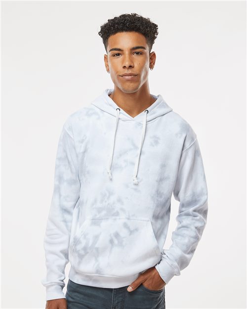 Men's Tie-Dyed Fleece Hooded Sweatshirt Image 1