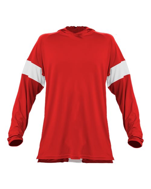 Unisex Contender Hooded Long Sleeve T-Shirt