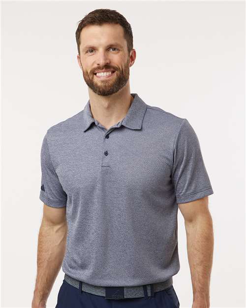 Men's Space Dyed Polo Image 3