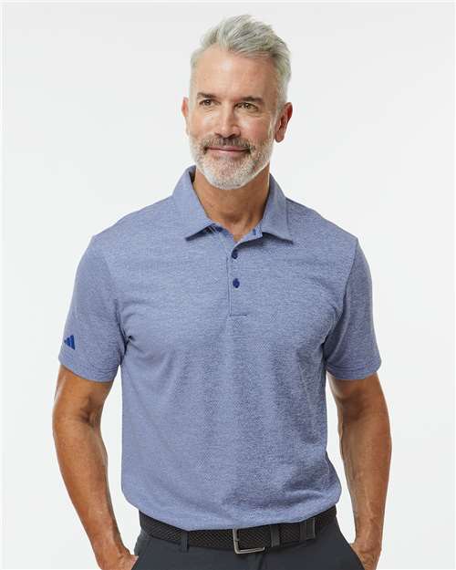 Men's Space Dyed Polo Image 4