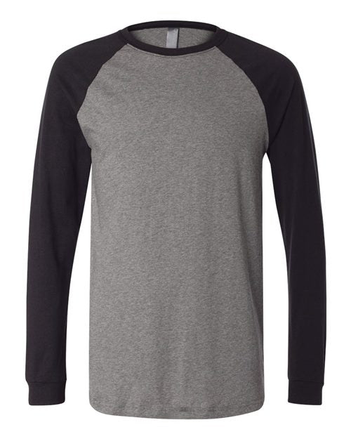 Men's Long Sleeve Jersey Baseball Tee Image 1