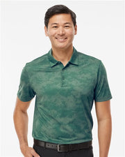 Men's All Over Camo Print Polo Image 1