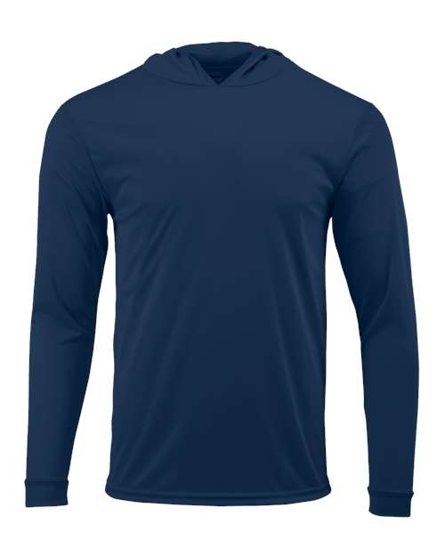 Youth Bahama Performance Hooded Long Sleeve T-Shirt Image 6
