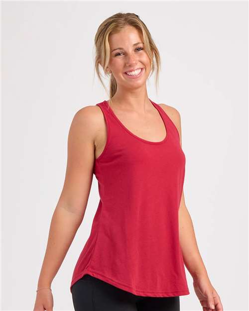 Women's Essential Racerback Tank Top Image 4