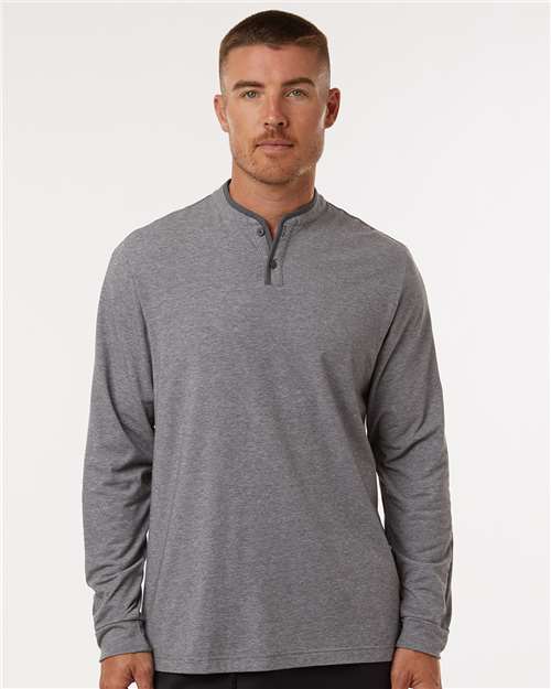 Men's Henley Long Sleeve T-Shirt Image 4