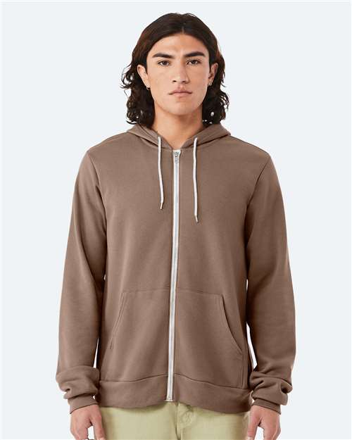 Unisex Sponge Fleece Full-Zip Hoodie Sweatshirt Image 48
