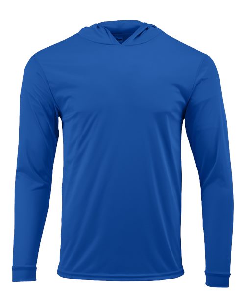 Unisex Bahama Performance Hooded Long Sleeve T-Shirt Image 17