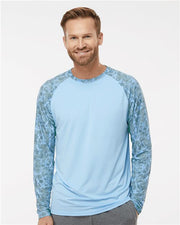 Men's Panama Colorblocked Long Sleeve T-Shirt Image 1