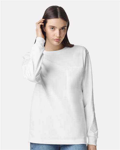 Unisex Super Heavyweight Long Sleeve Pocket Tee Image 8