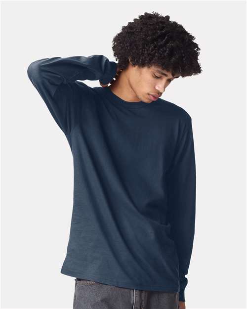 Unisex Fine Jersey Long Sleeve Tee Image 11