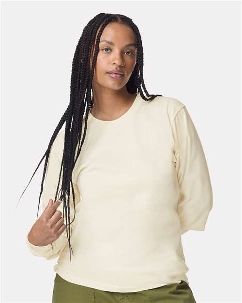 Unisex Fine Jersey Long Sleeve Tee Image 5