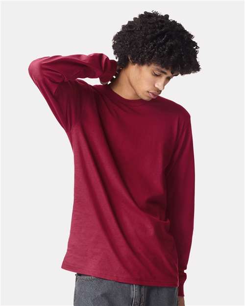 Unisex Fine Jersey Long Sleeve Tee Image 4