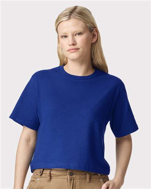 Women's Fine Jersey Boxy Tee Image 10