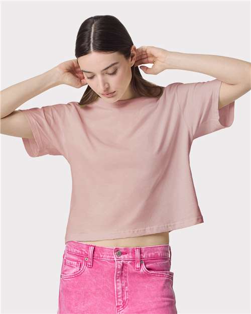 Women's Fine Jersey Boxy Tee Image 5