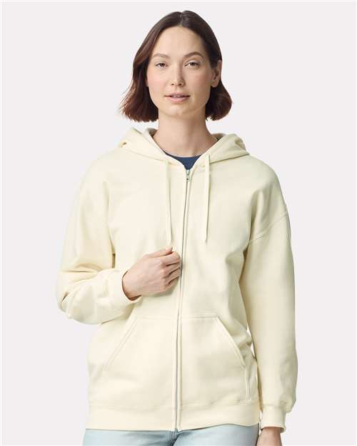 Unisex Softstyle® Midweight Full-Zip Hooded Sweatshirt
