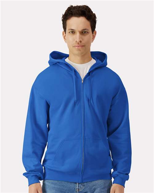 Unisex Softstyle® Full-Zip Hooded Sweatshirt Image 10