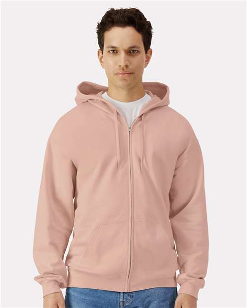 Unisex Softstyle® Midweight Full-Zip Hooded Sweatshirt