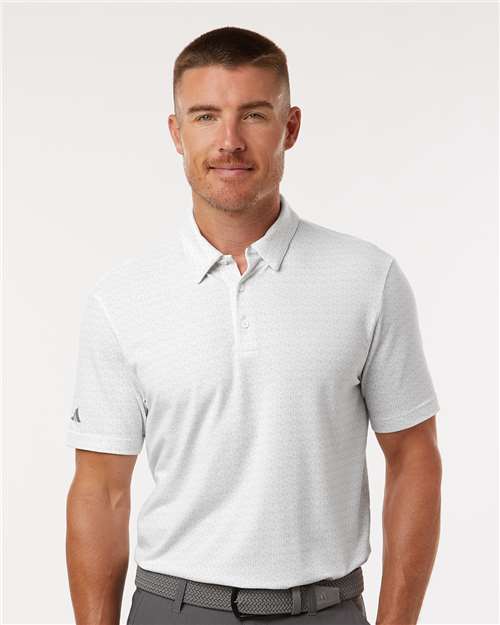 Men's Blended Printed Polo Image 5