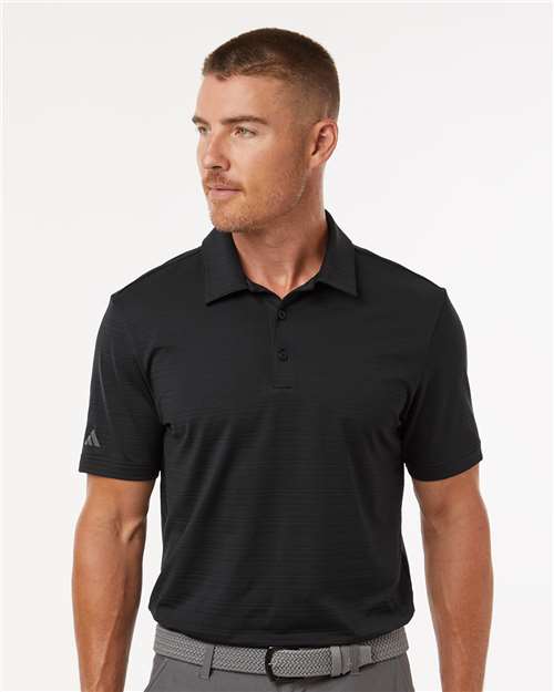 Men's Textured Stripe Polo Image 2