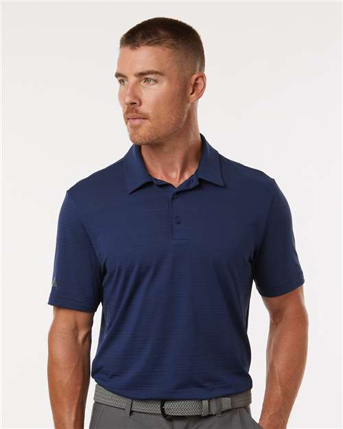 Men's Textured Stripe Polo Image 5