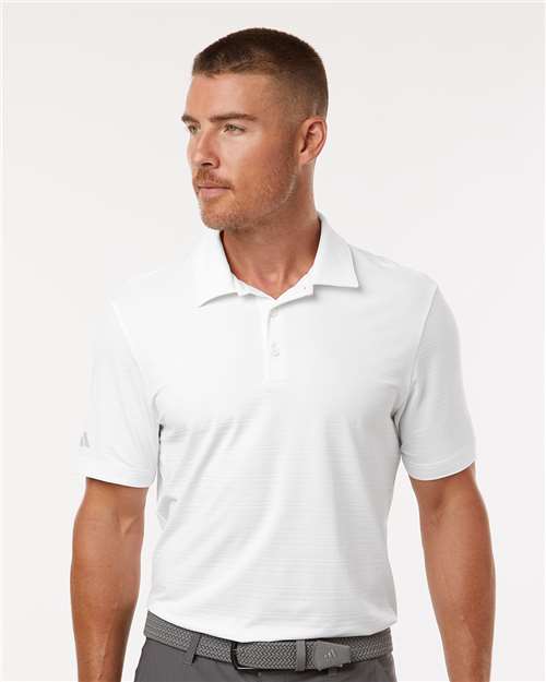 Men's Textured Stripe Polo Image 6