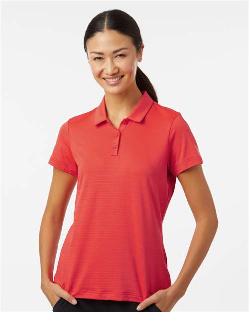 Women's Textured Stripe Polo Image 3