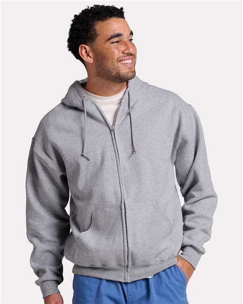 Unisex Rugged Full-Zip Hooded Sweatshirt Image 2
