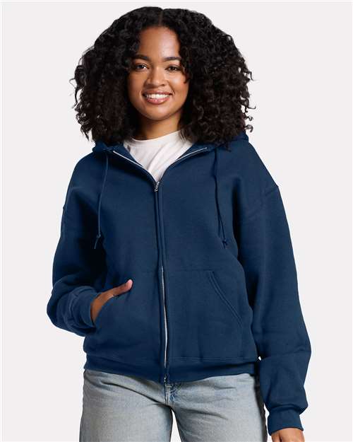 Unisex Rugged Full-Zip Hooded Sweatshirt Image 4