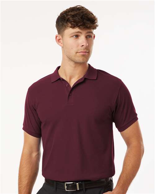 Men's Pique Polo Image 18