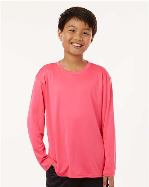 Youth Pro-Lock Performance Long Sleeve T-Shirt Image 3