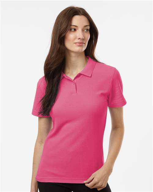 Women's Pique Polo Image 4