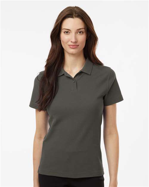 Women's Pique Polo Image 6