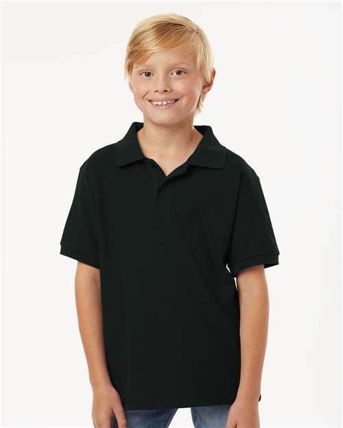 Youth Pique Polo Image 2