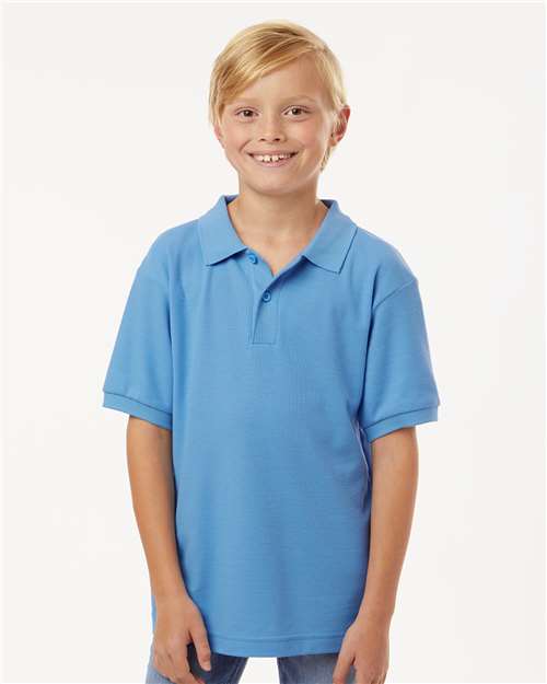 Youth Pique Polo Image 3