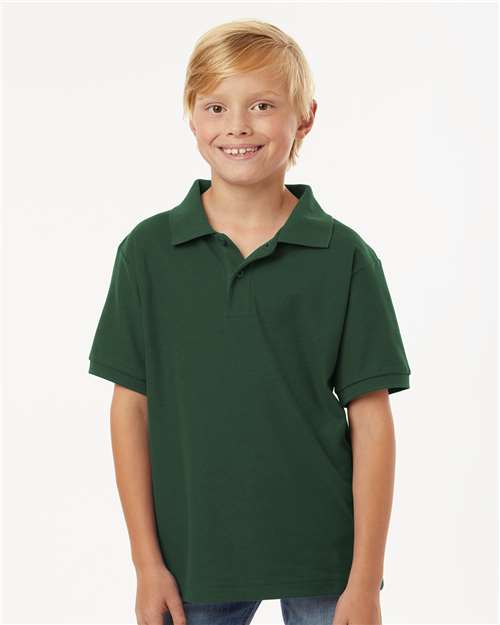 Youth Pique Polo Image 4