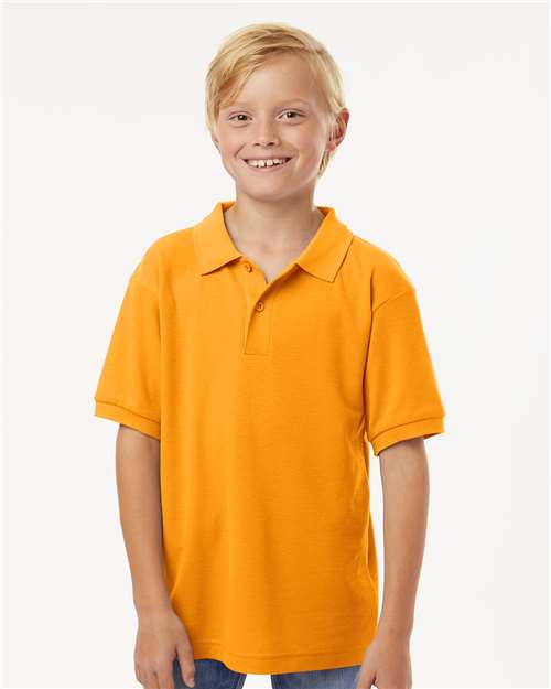 Youth Pique Polo Image 5