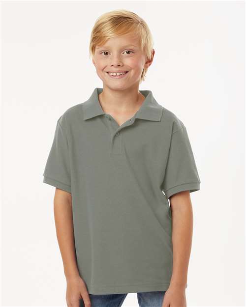 Youth Pique Polo Image 6