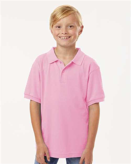 Youth Pique Polo Image 8