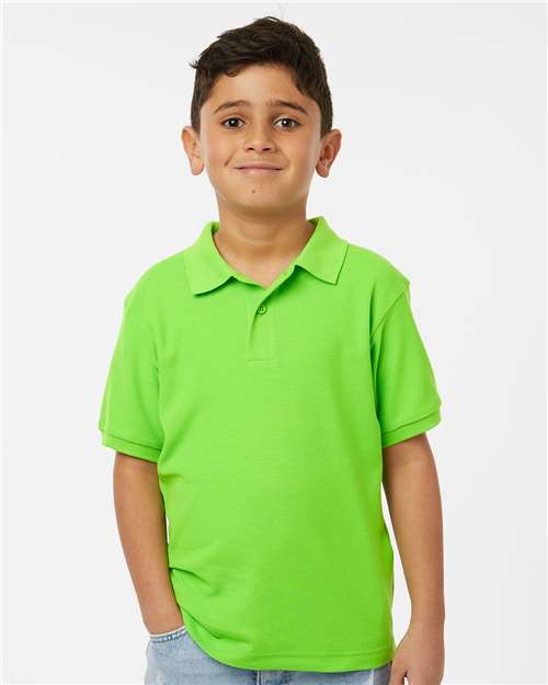 Youth Pique Polo Image 9