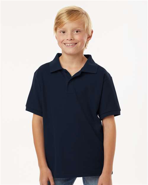 Youth Pique Polo Image 11